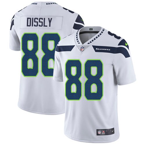 Nike Seahawks #88 Will Dissly White Men's Stitched NFL Vapor Untouchable Limited Jersey Nike Seahawks #88 Will Dissly White Men's Stitched NFL Vapor Untouchable Limited Jersey
