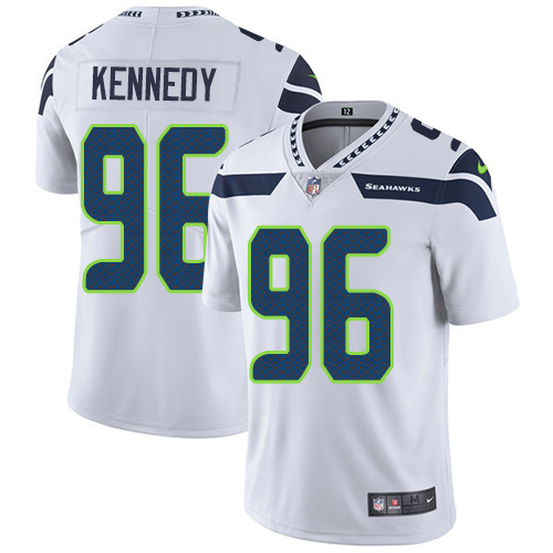 Nike Seahawks #96 Cortez Kennedy White Men's Stitched NFL Vapor Untouchable Limited Jersey Nike Seahawks #96 Cortez Kennedy White Men's Stitched NFL Vapor Untouchable Limited Jersey