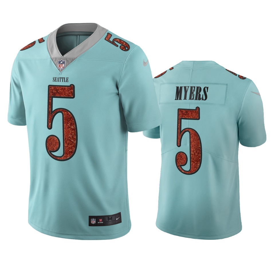 Seattle Seahawks #5 Jason Myers Light Blue Vapor Limited City Edition NFL Jersey Seattle Seahawks #5 Jason Myers Light Blue Vapor Limited City Edition NFL Jersey