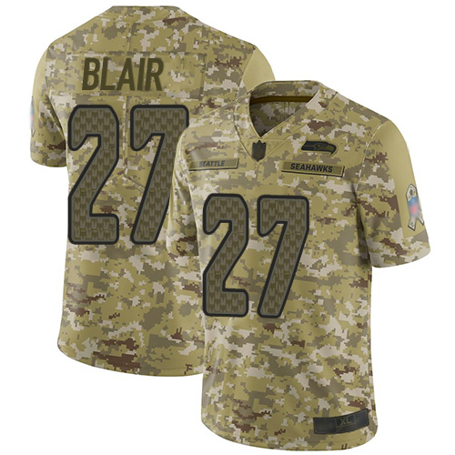 Nike Seahawks #27 Marquise Blair Camo Men's Stitched NFL Limited 2018 Salute To Service Jersey Nike Seahawks #27 Marquise Blair Camo Men's Stitched NFL Limited 2018 Salute To Service Jersey