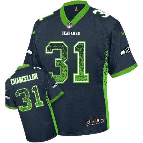 Nike Seahawks #31 Kam Chancellor Steel Blue Team Color Men's Stitched NFL Elite Drift Fashion Jersey Nike Seahawks #31 Kam Chancellor Steel Blue Team Color Men's Stitched NFL Elite Drift Fashion Jersey