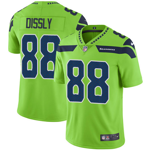 Nike Seahawks #88 Will Dissly Green Men's Stitched NFL Limited Rush Jersey Nike Seahawks #88 Will Dissly Green Men's Stitched NFL Limited Rush Jersey