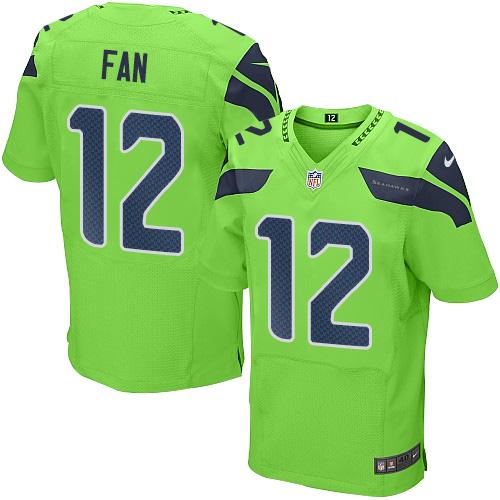 Nike Seahawks #12 Fan Green Men's Stitched NFL Elite Rush Jersey Nike Seahawks #12 Fan Green Men's Stitched NFL Elite Rush Jersey