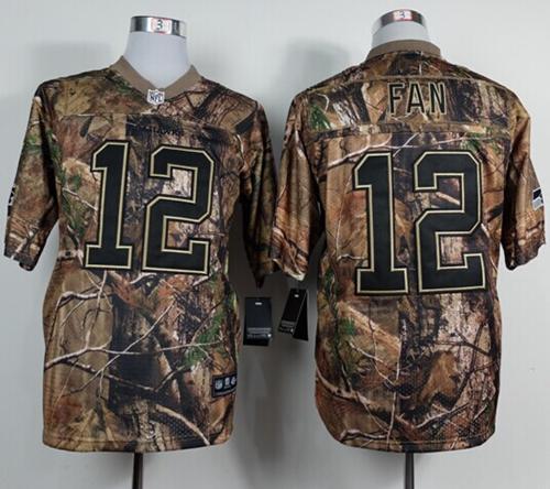 Nike Seahawks #12 Fan Camo Men's Stitched NFL Realtree Elite Jersey Nike Seahawks #12 Fan Camo Men's Stitched NFL Realtree Elite Jersey