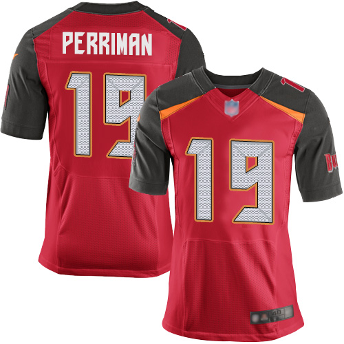 Nike Buccaneers #19 Breshad Perriman Red Team Color Men's Stitched NFL New Elite Jersey Nike Buccaneers #19 Breshad Perriman Red Team Color Men's Stitched NFL New Elite Jersey