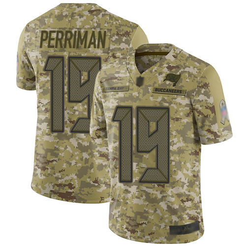 Nike Buccaneers #19 Breshad Perriman Camo Men's Stitched NFL Limited 2018 Salute To Service Jersey Nike Buccaneers #19 Breshad Perriman Camo Men's Stitched NFL Limited 2018 Salute To Service Jersey
