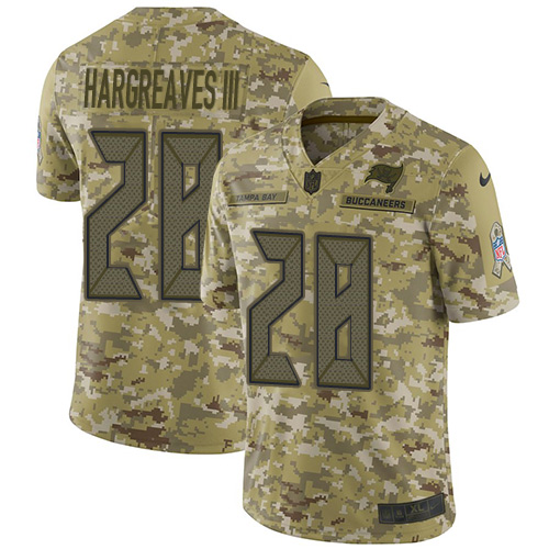 Nike Buccaneers #28 Vernon Hargreaves III Camo Men's Stitched NFL Limited 2018 Salute To Service Jersey Nike Buccaneers #28 Vernon Hargreaves III Camo Men's Stitched NFL Limited 2018 Salute To Service Jersey