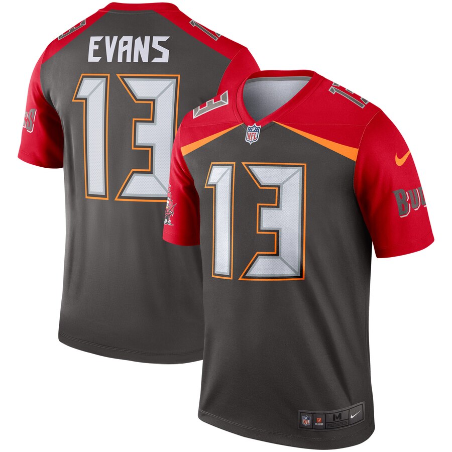 Tampa Bay Buccaneers #13 Mike Evans Nike Inverted Legend Jersey Brown Tampa Bay Buccaneers #13 Mike Evans Nike Inverted Legend Jersey Brown
