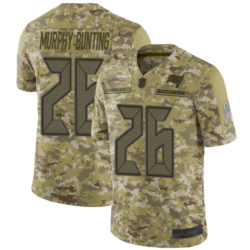 Nike Buccaneers #26 Sean Murphy-Bunting Camo Men's Stitched NFL Limited 2018 Salute To Service Jersey Nike Buccaneers #26 Sean Murphy-Bunting Camo Men's Stitched NFL Limited 2018 Salute To Service Jersey