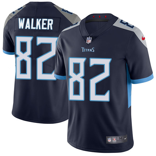 Nike Titans #82 Delanie Walker Navy Blue Team Color Men's Stitched NFL Vapor Untouchable Limited Jersey Nike Titans #82 Delanie Walker Navy Blue Team Color Men's Stitched NFL Vapor Untouchable Limited Jersey