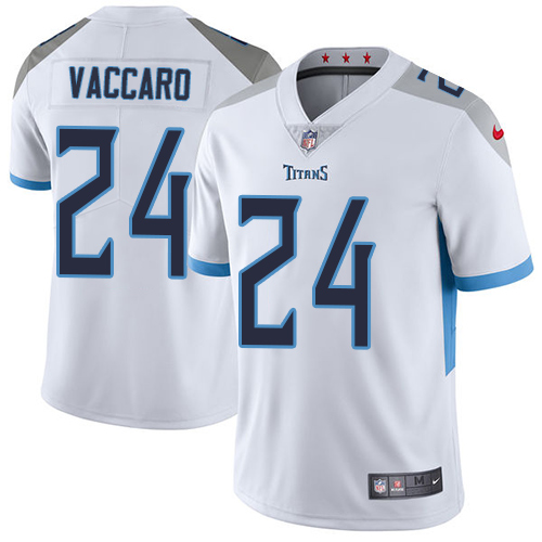 Nike Titans #24 Kenny Vaccaro White Men's Stitched NFL Vapor Untouchable Limited Jersey Nike Titans #24 Kenny Vaccaro White Men's Stitched NFL Vapor Untouchable Limited Jersey