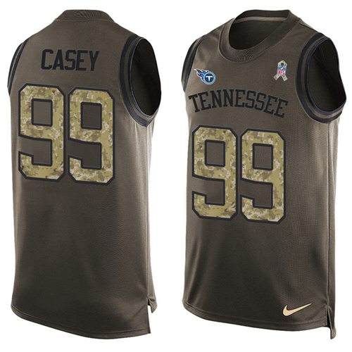 Nike Titans #99 Jurrell Casey Green Men's Stitched NFL Limited Salute To Service Tank Top Jersey Nike Titans #99 Jurrell Casey Green Men's Stitched NFL Limited Salute To Service Tank Top Jersey