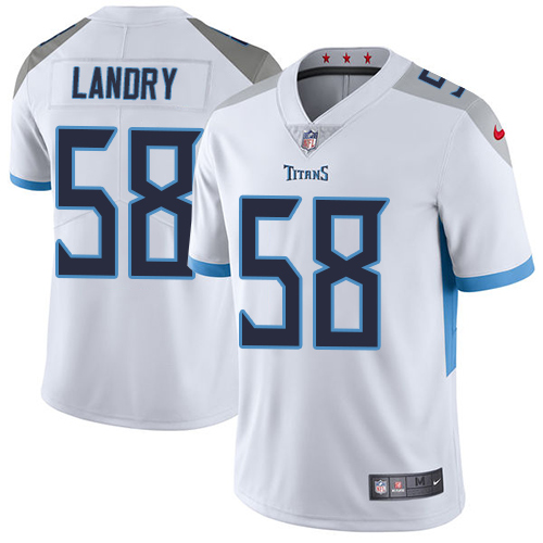Nike Titans #58 Harold Landry White Men's Stitched NFL Vapor Untouchable Limited Jersey Nike Titans #58 Harold Landry White Men's Stitched NFL Vapor Untouchable Limited Jersey