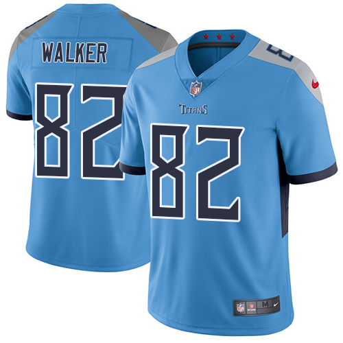 Nike Titans #82 Delanie Walker Light Blue Alternate Men's Stitched NFL Vapor Untouchable Limited Jersey Nike Titans #82 Delanie Walker Light Blue Alternate Men's Stitched NFL Vapor Untouchable Limited Jersey