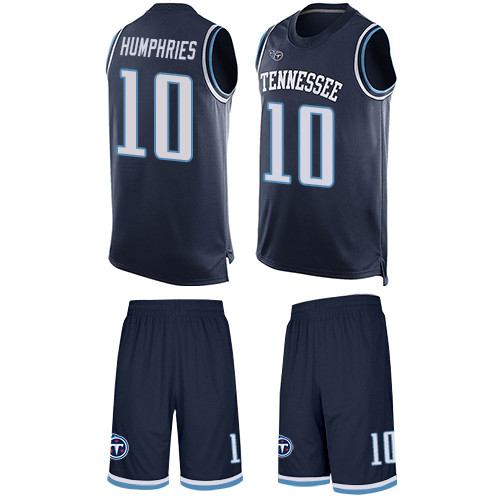 Nike Titans #10 Adam Humphries Navy Blue Team Color Men's Stitched NFL Limited Tank Top Suit Jersey Nike Titans #10 Adam Humphries Navy Blue Team Color Men's Stitched NFL Limited Tank Top Suit Jersey