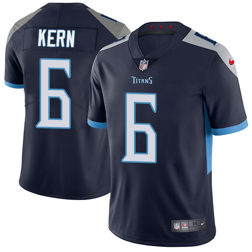 Nike Titans #6 Brett Kern Navy Blue Team Color Men's Stitched NFL Vapor Untouchable Limited Jersey Nike Titans #6 Brett Kern Navy Blue Team Color Men's Stitched NFL Vapor Untouchable Limited Jersey