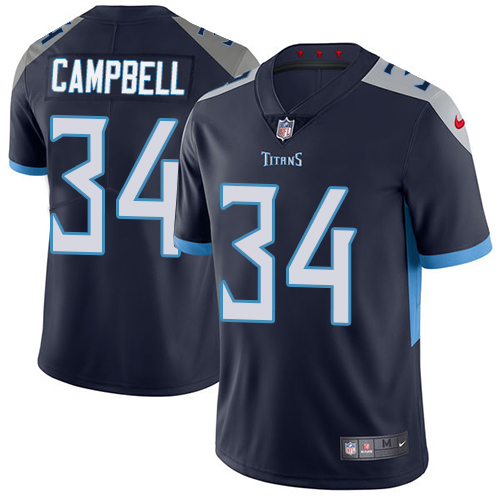 Nike Titans #34 Earl Campbell Navy Blue Team Color Men's Stitched NFL Vapor Untouchable Limited Jersey Nike Titans #34 Earl Campbell Navy Blue Team Color Men's Stitched NFL Vapor Untouchable Limited Jersey