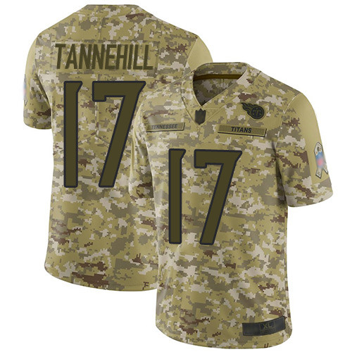 Nike Titans #17 Ryan Tannehill Camo Men's Stitched NFL Limited 2018 Salute To Service Jersey Nike Titans #17 Ryan Tannehill Camo Men's Stitched NFL Limited 2018 Salute To Service Jersey