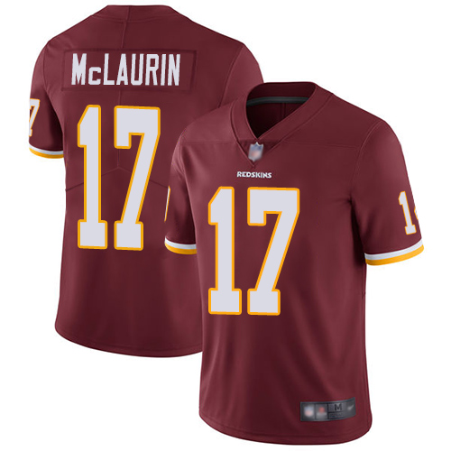 Nike Redskins #17 Terry McLaurin Burgundy Red Team Color Men's Stitched NFL Vapor Untouchable Limited Jersey Nike Redskins #17 Terry McLaurin Burgundy Red Team Color Men's Stitched NFL Vapor Untouchable Limited Jersey