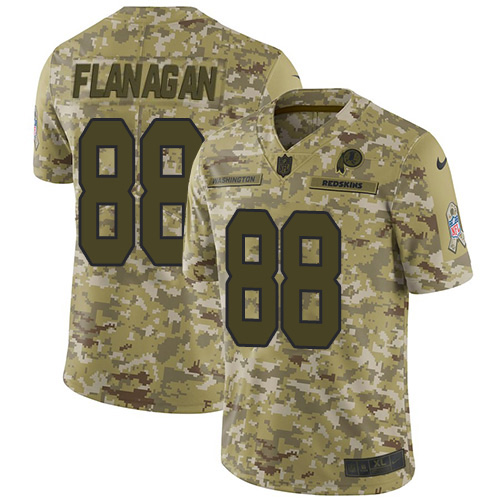 Nike Redskins #88 Matt Flanaga Camo Men's Stitched NFL Limited 2018 Salute To Service Jersey Nike Redskins #88 Matt Flanaga Camo Men's Stitched NFL Limited 2018 Salute To Service Jersey