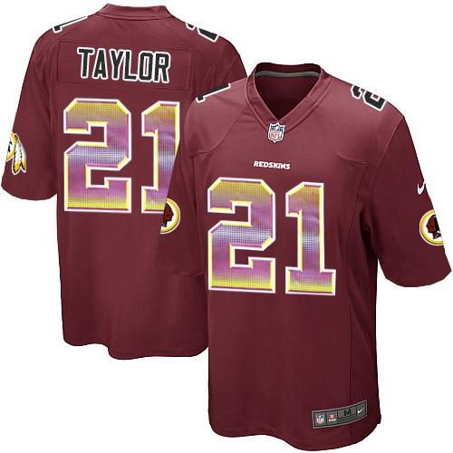 Nike Redskins #21 Sean Taylor Burgundy Red Team Color Men's Stitched NFL Limited Strobe Jersey Nike Redskins #21 Sean Taylor Burgundy Red Team Color Men's Stitched NFL Limited Strobe Jersey