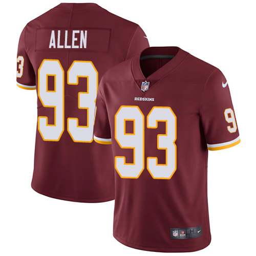 Nike Redskins #93 Jonathan Allen Burgundy Red Team Color Men's Stitched NFL Vapor Untouchable Limited Jersey Nike Redskins #93 Jonathan Allen Burgundy Red Team Color Men's Stitched NFL Vapor Untouchable Limited Jersey