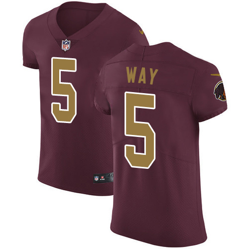 Nike Redskins #5 Tress Way Burgundy Alternate Men's Stitched NFL New Elite Jersey Nike Redskins #5 Tress Way Burgundy Alternate Men's Stitched NFL New Elite Jersey