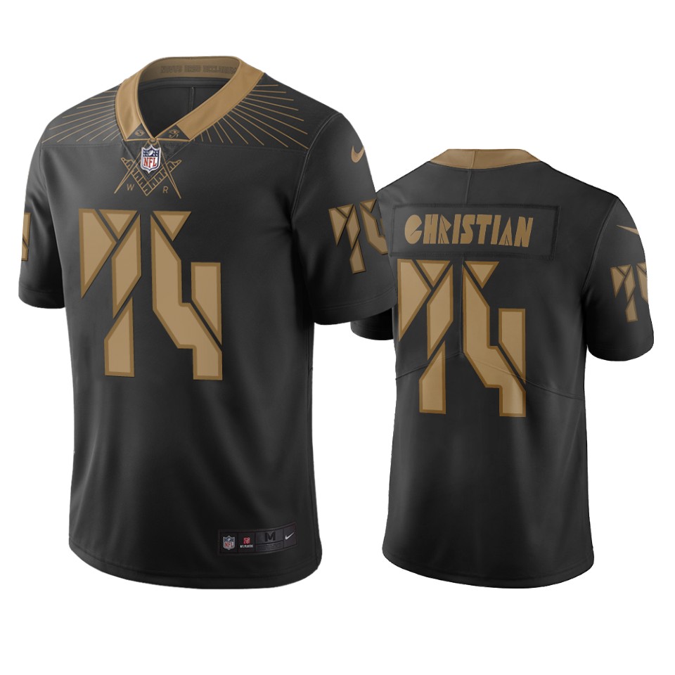 Washington Redskins #74 Geron Christian Black Vapor Limited City Edition NFL Jersey Washington Redskins #74 Geron Christian Black Vapor Limited City Edition NFL Jersey