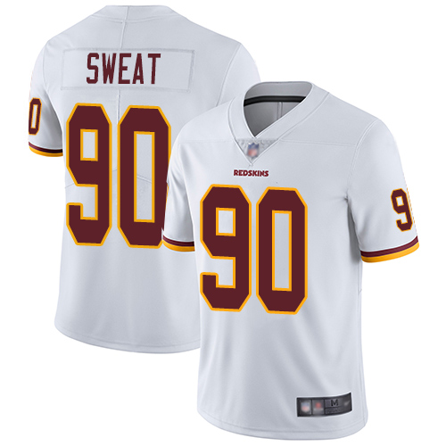 Nike Redskins #90 Montez Sweat White Men's Stitched NFL Vapor Untouchable Limited Jersey Nike Redskins #90 Montez Sweat White Men's Stitched NFL Vapor Untouchable Limited Jersey