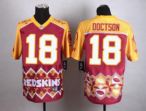 Nike Redskins #18 Josh Doctson Burgundy Red Men's Stitched NFL Elite Noble Fashion Jersey Nike Redskins #18 Josh Doctson Burgundy Red Men's Stitched NFL Elite Noble Fashion Jersey