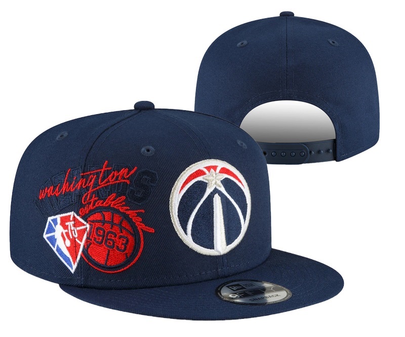Washington Wizards 2025 Stitched Snapback 75th Anniversary Hats 001