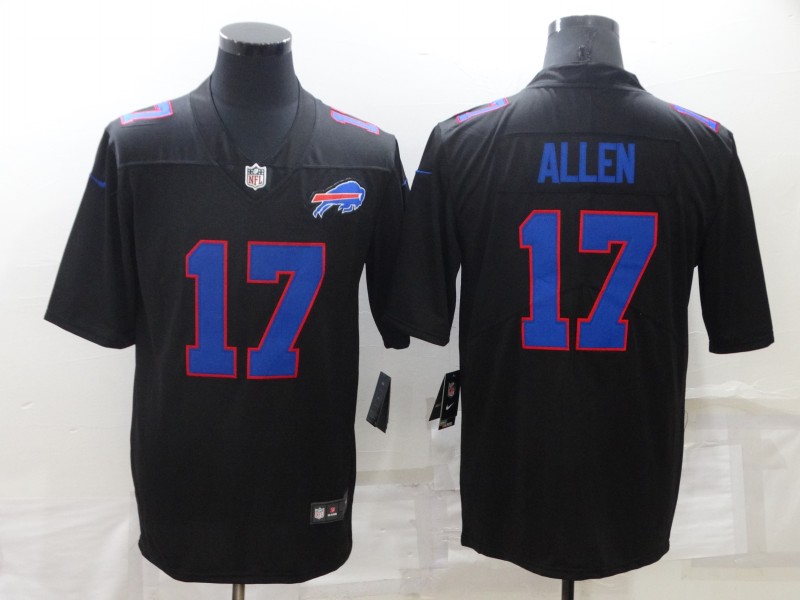 Men's Buffalo Bills #17 Josh Allen Black Vapor Untouchable Limited Stitched Jersey Men's Buffalo Bills #17 Josh Allen Black Vapor Untouchable Limited Stitched Jersey