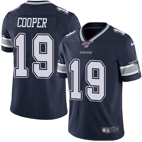 Men's Dallas Cowboys #19 Amari Cooper Navy Vapor Untouchable Limited Stitched NFL Jersey Men's Dallas Cowboys #19 Amari Cooper Navy Vapor Untouchable Limited Stitched NFL Jersey