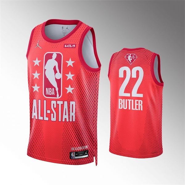 Men's 2022 All-Star #22 Jimmy Butler Maroon Stitched Jersey Men's 2022 All-Star #22 Jimmy Butler Maroon Stitched Jersey
