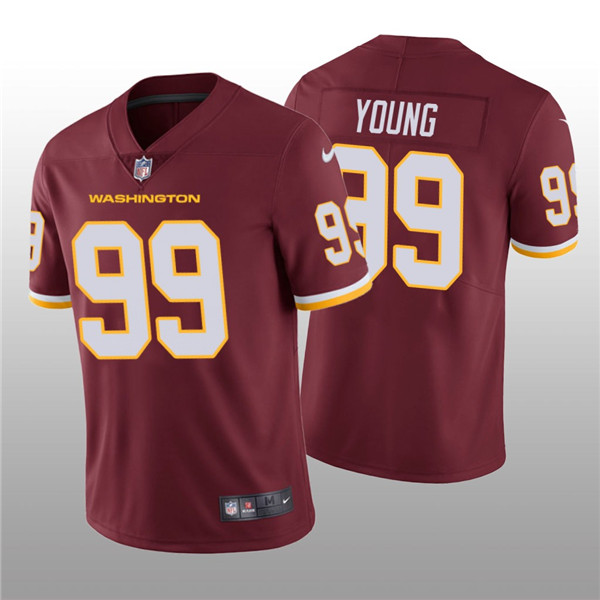 Men's Washington Football Team #99 Chase Young Red NFL Vapor Untouchable Limited Stitched Jersey Men's Washington Football Team #99 Chase Young Red NFL Vapor Untouchable Limited Stitched Jersey