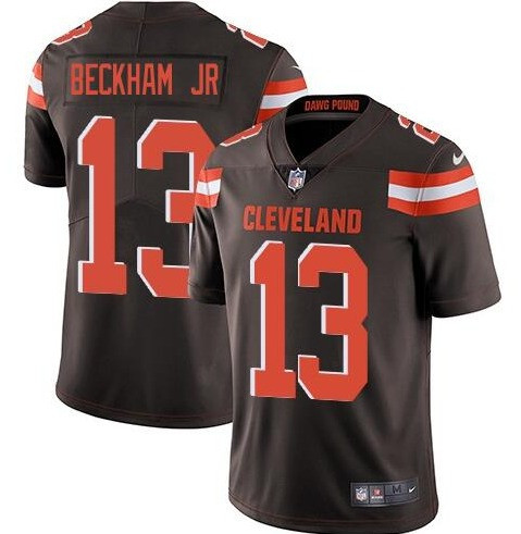 Men's Cleveland Browns #13 Odell Beckham Jr. Brown Vapor Untouchable Limited Stitched NFL Jersey Men's Cleveland Browns #13 Odell Beckham Jr. Brown Vapor Untouchable Limited Stitched NFL Jersey