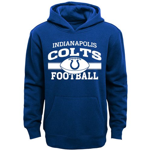 Men's Indianapolis Colts Royal Blue NFL Long Pass Pullover Hoodie Men's Indianapolis Colts Royal Blue NFL Long Pass Pullover Hoodie