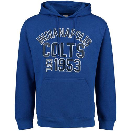 Men's Indianapolis Colts Royal Blue NFL End Around Pullover Hoodie Men's Indianapolis Colts Royal Blue NFL End Around Pullover Hoodie