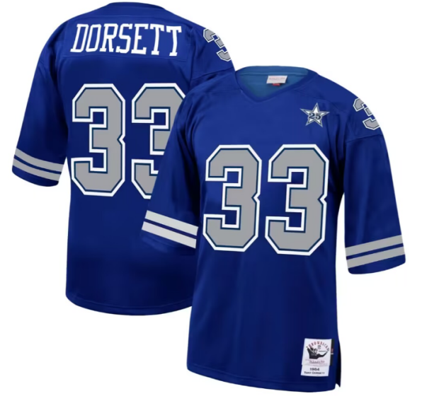 Dalla Cowboys #33 Tony Dorsett Blue Stitched Mitchell & Ness Throwback NFL Jersey Dalla Cowboys #33 Tony Dorsett Blue Stitched Mitchell & Ness Throwback NFL Jersey