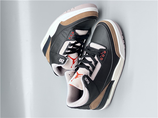 Men's Running weapon Air Jordan 3 Black/Brown Shoes 055 Men's Running weapon Air Jordan 3 Black/Brown Shoes 055