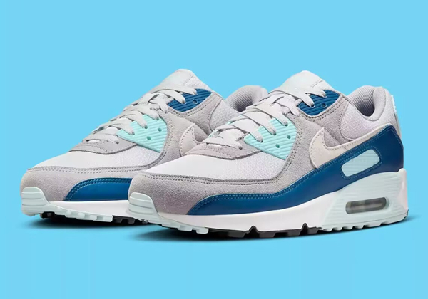 Men's Running weapon Air Max 90 Blue Shoes 0100