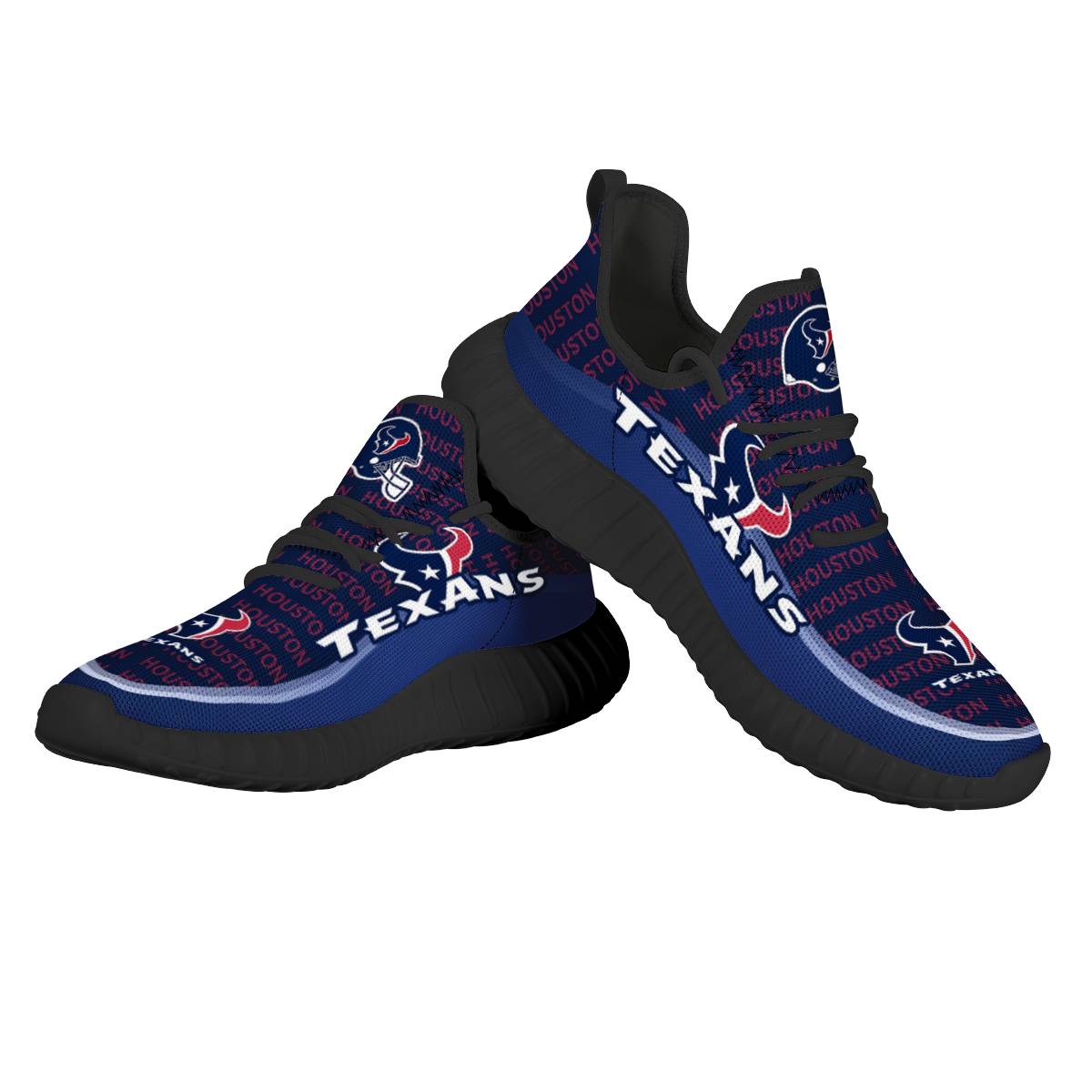 Women's Houston Texans Mesh Knit Sneakers/Shoes 001
