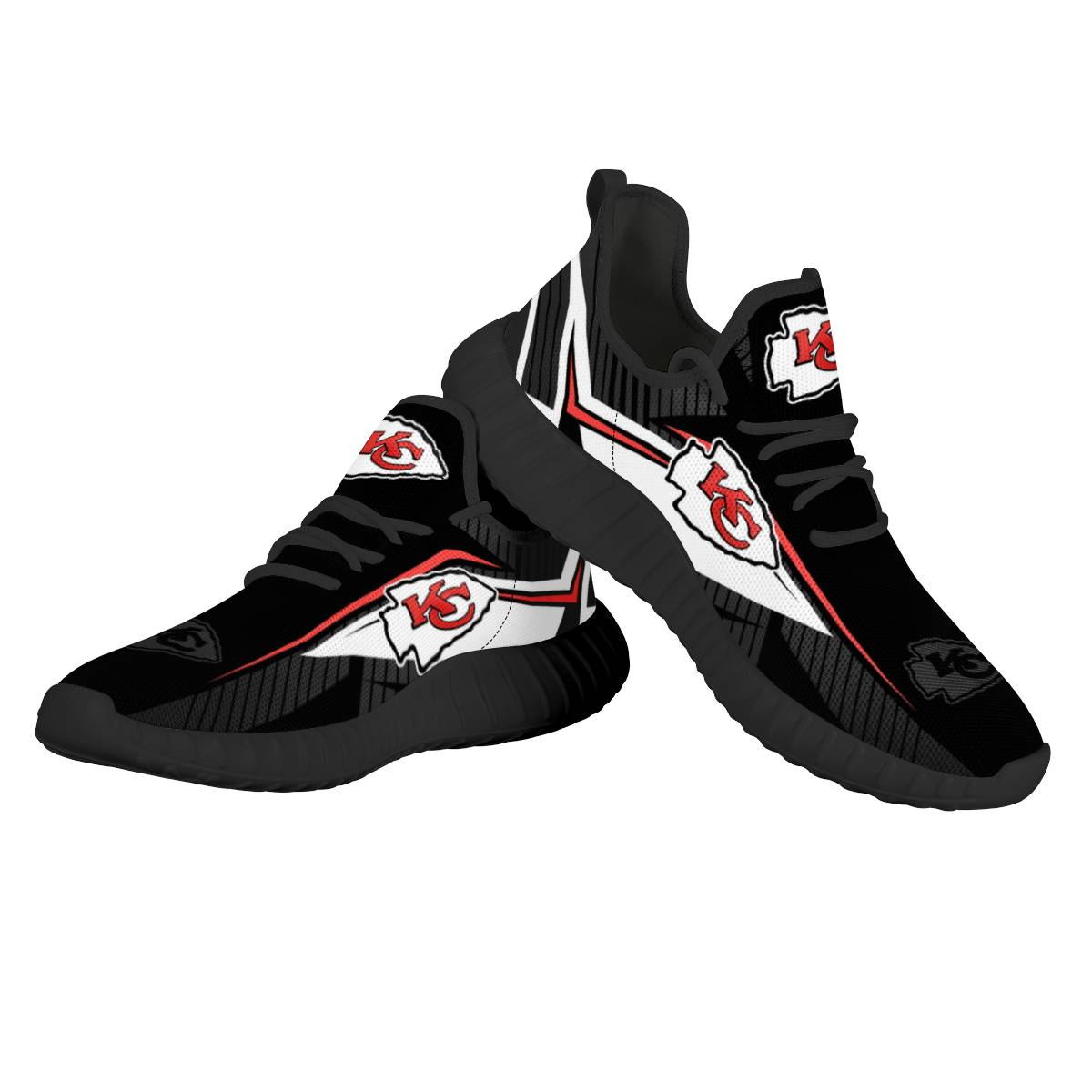 Men's Kansas City Chiefs Mesh Knit Sneakers/Shoes 009