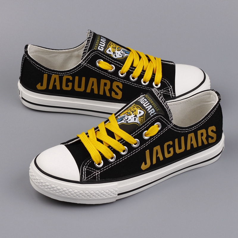 Women's Jacksonville Jaguars Repeat Print Low Top Sneakers 001