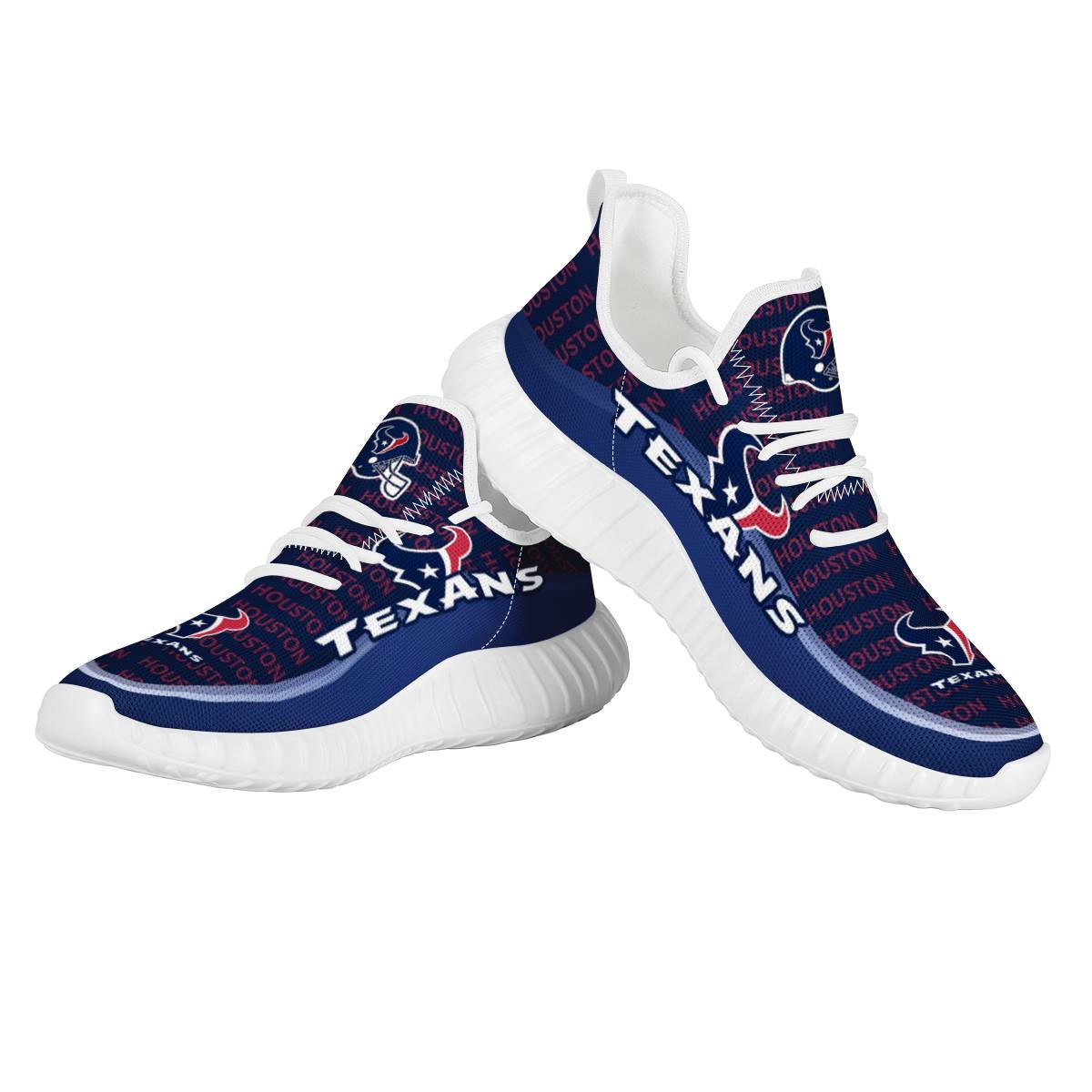 Women's Houston Texans Mesh Knit Sneakers/Shoes 007