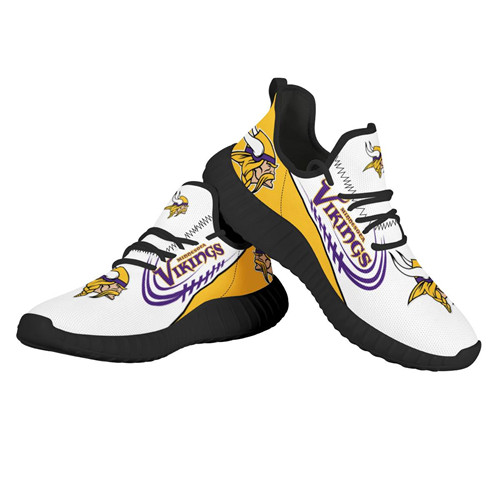 Men's Minnesota Vikings Mesh Knit Sneakers/Shoes 002 Men's Minnesota Vikings Mesh Knit Sneakers/Shoes 002