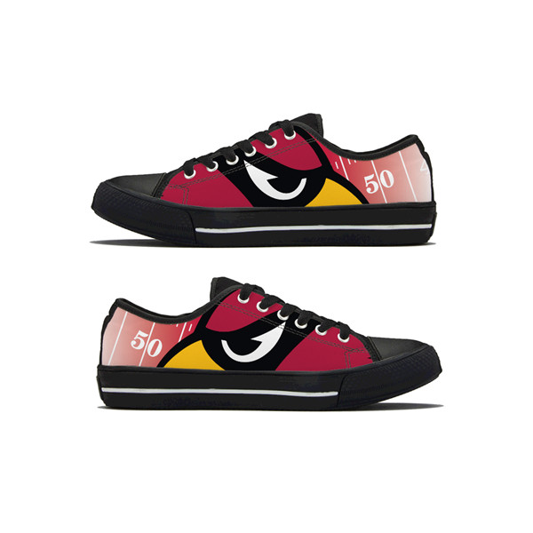 Men's Arizona Cardinals Low Top Canvas Sneakers 004