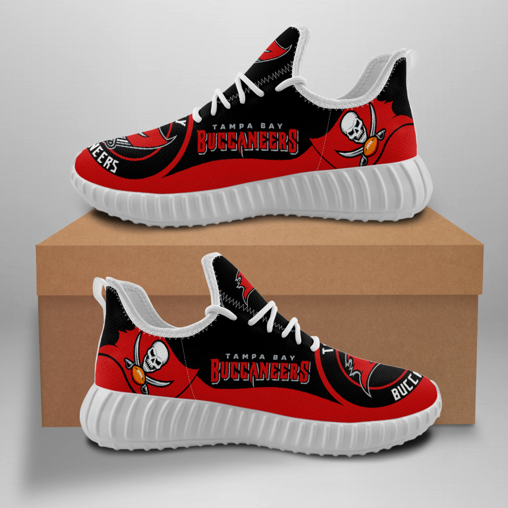 Men's Tampa Bay Buccaneers Mesh Knit Sneakers/Shoes 001