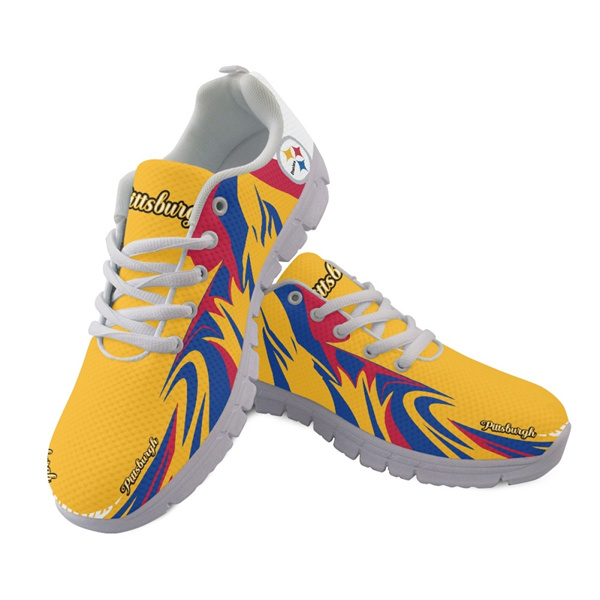 Women's Pittsburgh Steelers AQ Running Shoes 005