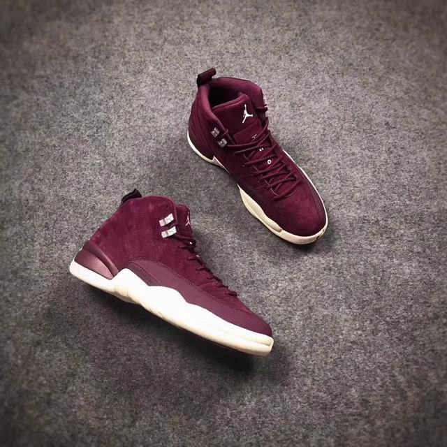 men jordan 12 shoes-074